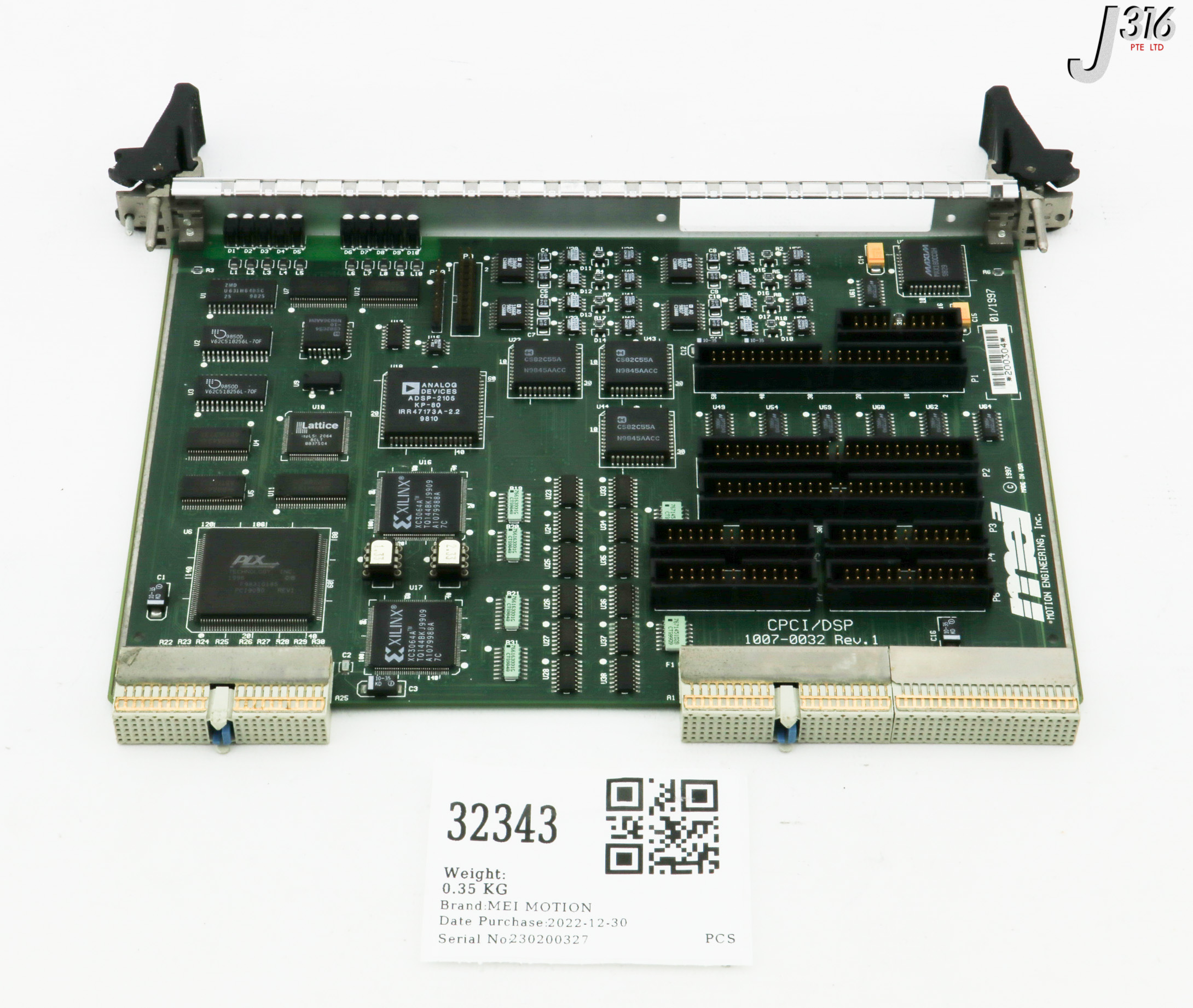 32343 MEI MOTION PCB ASSY, CPCI/DSP 1007-0032 | eBay